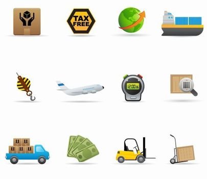 50500 53944 51060 48120 51648 49324 53944 47924 47308 51648Delivery Icon Vector Set