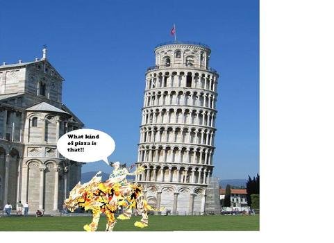 photoshop with Pizza tower