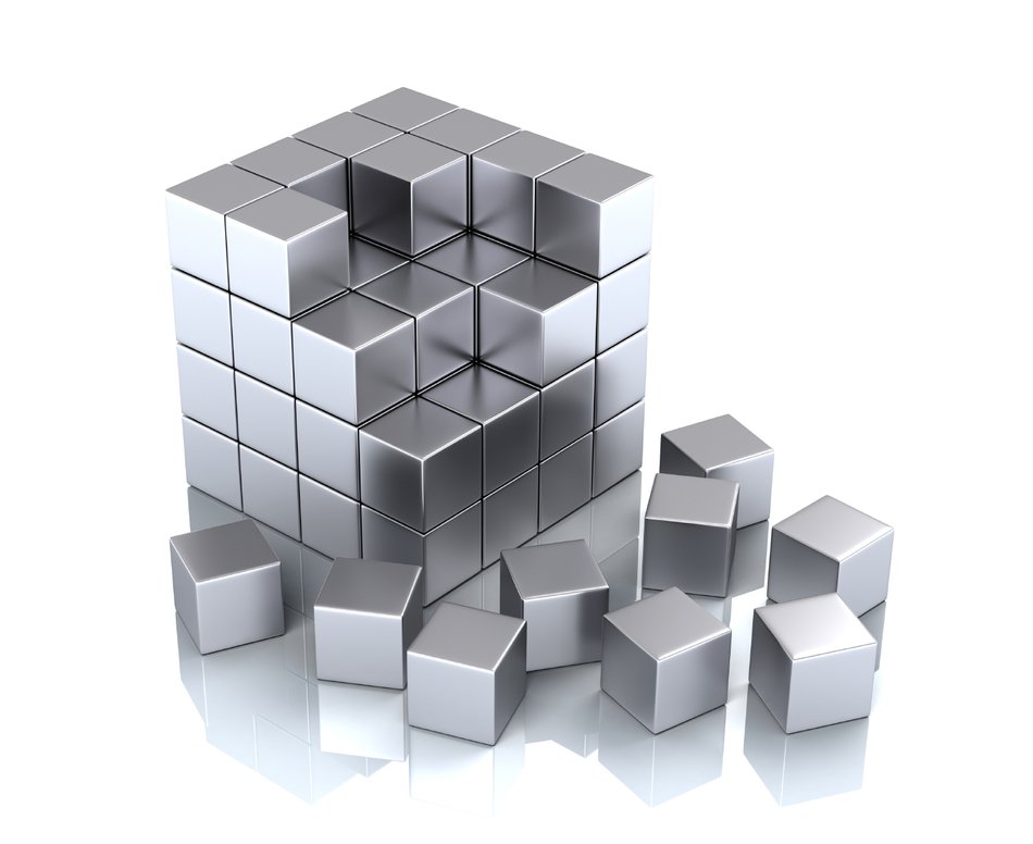 İllustration of Business Building Blocks