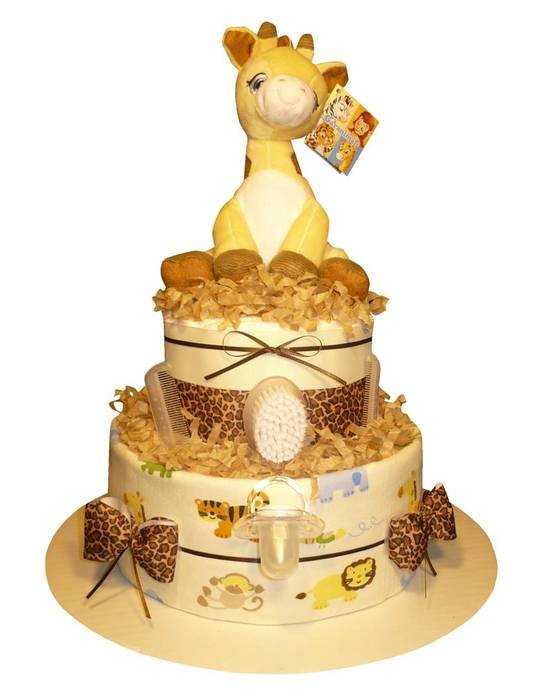 cake in gold colors for a boy