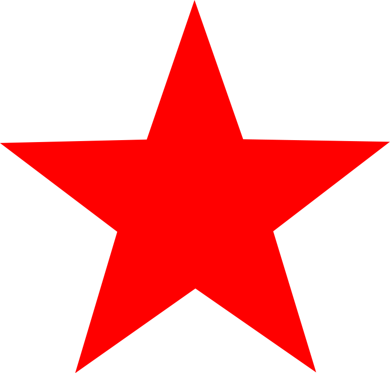 İllustration of Red Star Symbol free image download