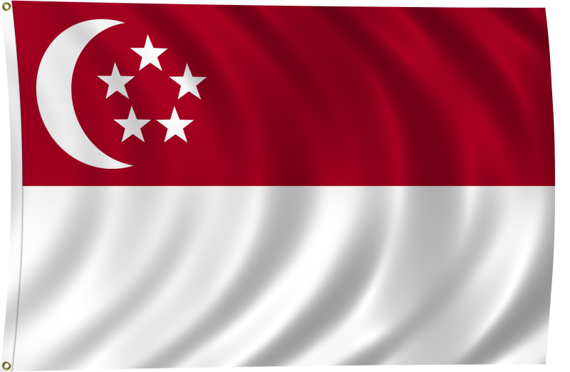 Singapore Flag drawing free image download