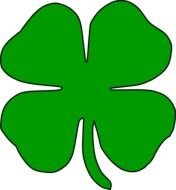 Four Leaf Clover Clip Art N47