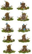 Tree Stump Clip Art drawing