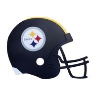 Pittsburgh Steelers logo on the helmet