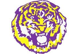 LSU Tigers Logo drawing
