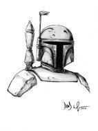 Boba Fett Drawing