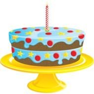 Blue Birthday Cake Clip Art Free N2