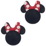 Minnie Mouse Head Silhouette With Black Bow