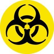 Clip Art of the radioactive symbol