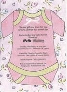 Cute Baby Invitations drawing