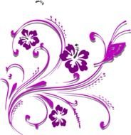 Butterfly Scroll Clip Art N10