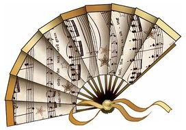 Vintage Sheet Music drawing