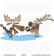 Cartoon Moose Clip Art N35