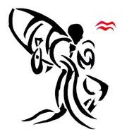 Aquarius Tribal Zodiac Tattoo Designs