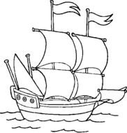 Pirate Ship Coloring Pages