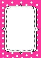 Pink Baby Border drawing