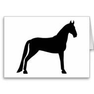 Tennessee Walking Horse Silhouette N3