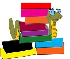 worm and color Books drawing