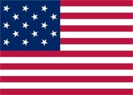 Flag with 15 Stars drawing