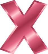 Letter X Clip Art N5