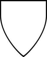 Shield Outline Clip Art drawing