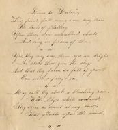 vintage love letter