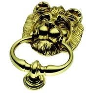 Brass Lion Head Door Knocker