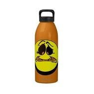 Smiley Face Drinking Water