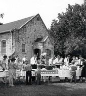 church outdoor lunch