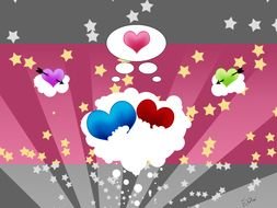 LOVE IS A MANY SPLENDORED drawing