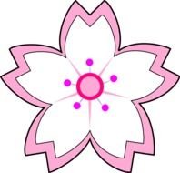 Cherry Blossom Clip Art N8