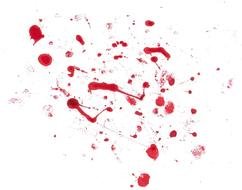 Blood Splatter, drawing