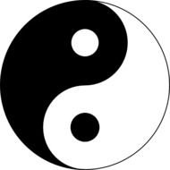 Black And White Ying Yang
