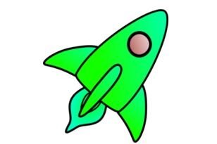 Cartoon Rocket Clip Art N19