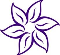 Purple Flower Clip Art N79