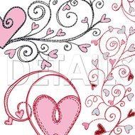 Heart Flourish Clip Art N7