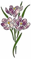 Flowers Clip Art drawing