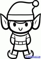 Steps How To Draw An Christmas Elf