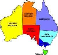 Map of Australia