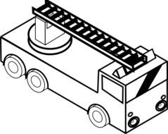 Fire Truck Printable Coloring Pages For Kids