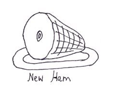 new Ham Coloring page drawing