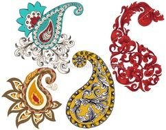 Paisley Design Clip Art Free N3