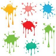 Paint Splatter Clip Art N34