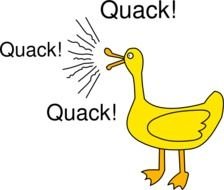 Free Clip Art Duck Quack