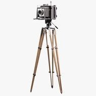Old Camera On Tripod Clip Art