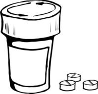 Pill Bottle Clip Art N37