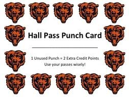 Classroom Hall Passes
