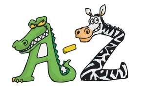 Animal Shaped Letters A to Z