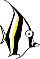 Angel Fish Cartoon drawing